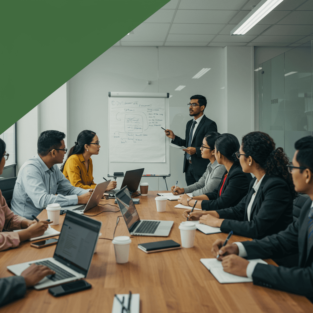 Corporate training session